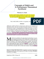 Clark2000 The Concept of Habit and Routine The Preliminary Theoretical Synthesis