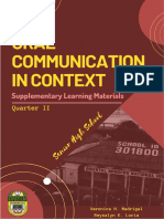 Oral Communication-Module 2