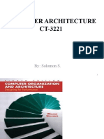 Computer Architecture CT-3221: By: Solomon S