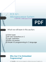 ECE 521: Microprocessor System: CHAPTER 3: Microprocessor Programming in C