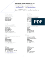 The Service Station List of NPT World Network After Sales Service