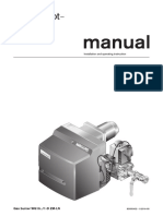 Installation and Operating Instruction: Gas Burner WG10... /1-D ZM-LN