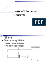 Tests of Hardened Concrete