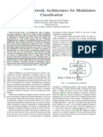 Deep Neural Network Architectures For ModulationClassification