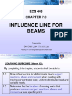 ECS448 CHAPTER 7 Influence Line