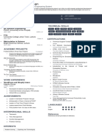 CV of Moeen Khan (Software Engineer)