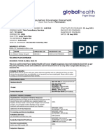 Insurance Coverage Document: Name Employee Id Passport No. Mayfair Id DOB