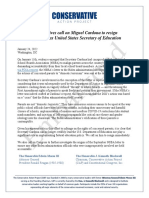 Conservative Action Project Letter