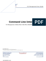 Command Line Interface: CLI Management User Guide