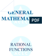 Gen. Math. Week 2 Rational Functions