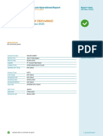 AURORA CHRISTINE (9214862) : Fuel Analysis Operational Report