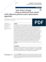 Blockchain IoT Peer Device Storage Optimization Using An Advanced Time Variant Multi Objective Particle Swarm Optimization Algorithm