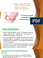 Gastric Outlet Obstruction