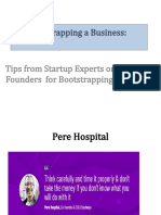 Bootstrapping A Business Ppts