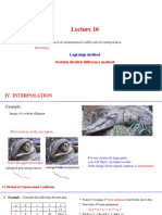 Chapter 4 - Interpolation