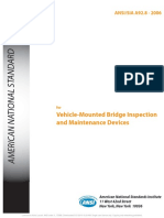 Vehicle-Mounted Bridge Inspection and Maintenance Devices: ANSI/SIA A92.8 - 2006