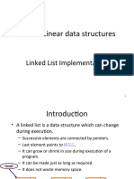 Unit 1-Linear Data Structures: Linked List Implementation