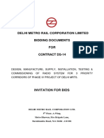 Delhi Metro Rail Corporation Limited Bidding Documents FOR Contract Ds-14