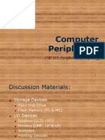 Computer Peripherals: CSE 315: Peripheral & Interfacing