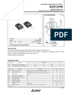 Bcr12Pm: Mitsubishi Semiconductor Triac