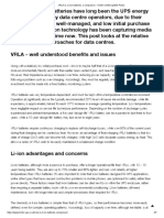 VRLA Vs Li-Ion Batteries - A Comparison - Kohler Uninterruptible Power