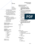 Listening and Speaking 1 Q: Skills For Success Unit 4 Student Book Answer Key