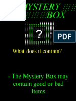 Mystery Box Game G6L10 New