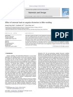 Effect of External Load On Angular Distortion in Fillet Welding