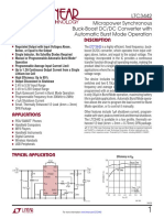 Features Description: LTC3442 Micropower Synchronous Buck-Boost DC/DC Converter With Automatic Burst Mode Operation