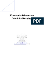 Electronic Discovery:: Zubulake Revisited