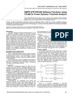 Programming EMTP-ATP-PSCAD Software Functions Using MATLAB For Power Systems Transient Analysis