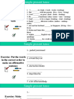 Exercise: Choose The Correct Form of The Verb