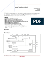 Battery Protection Analog Front End (AFE) IC: Description