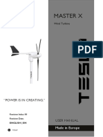 TESUP Master940 Home Wind Turbine Generator User Manual-English-R2