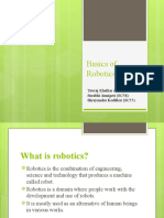 Basics of Robotics: Yuvraj Khelkar (SC69) Surabhi Annigeri (SC58) Shreyanshu Kodilkar (SC55)