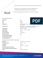 SBNHH-1D65C: General Specifications