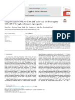 Applied Surface Science: Chen Hao, Xiaokun Wang, Xingli Wu, Yaning Guo, Linli Zhu, Xiaohong Wang