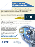 2011 Student Competition Flyer