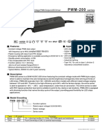 200W Constant Voltage PWM Output LED Driver: Series