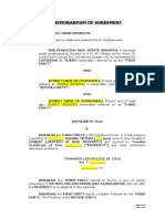 Tripartite MOA ADB, Financier and Borrower