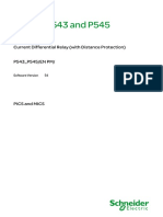 Micom P543 and P545: Current Differential Relay (With Distance Protection) 2"