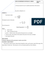 02 Dispersive Power of A Prism