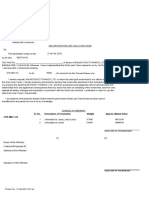 Declaration For Lost Gold Loan Token: Description of Ornaments Weight Approx. Market Value SI. No. 2278-MDS-134