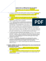 Geertz 1) What Is Thick Description? How Is It Different From Thin Description?