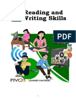 Reading and Writing Skills (PIVOT) WK 5-8