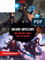 Arcane Artillery Essentials