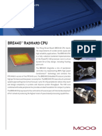 Moog BRE440 RADHardCPU Datasheet