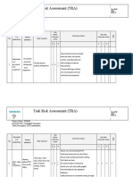 Task Risk Assessment (TRA) : Project Name: Area On Site: Task Description: BTD Installation