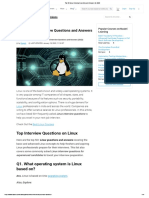 Top 50 Linux Interview Questions and Answers For 2022