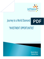 Botswana World Diamond Centre Investment Opportunities